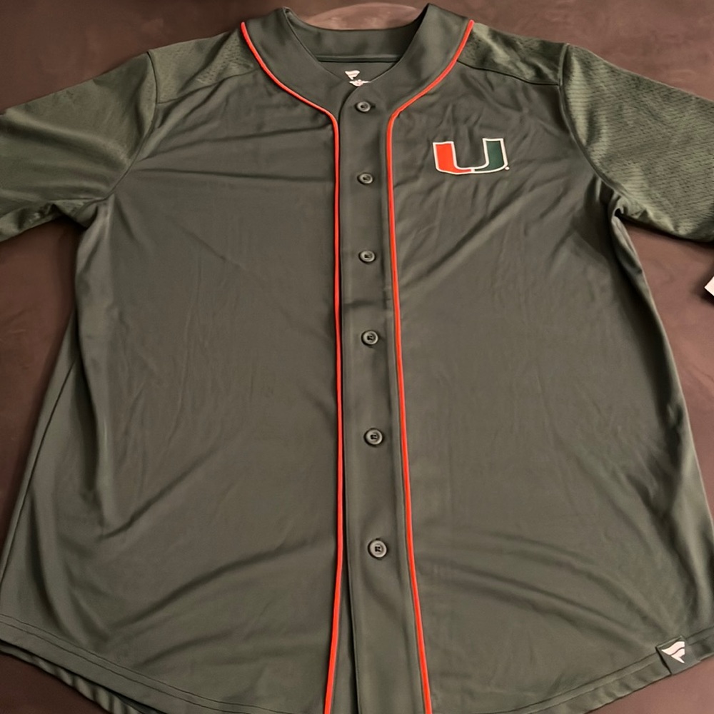 Miami Hurricanes Baseball Jersey